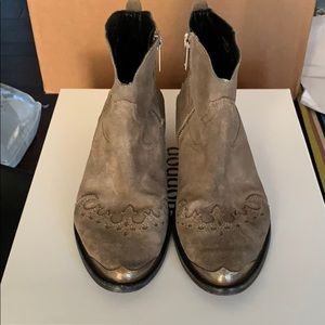 Golden Goose Suede Leather Ankle Boot